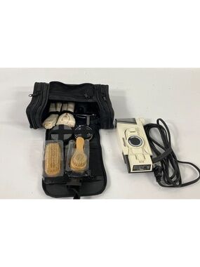 Advantage Travel Iron & Shoe Polishing Kit w/Carry Case
